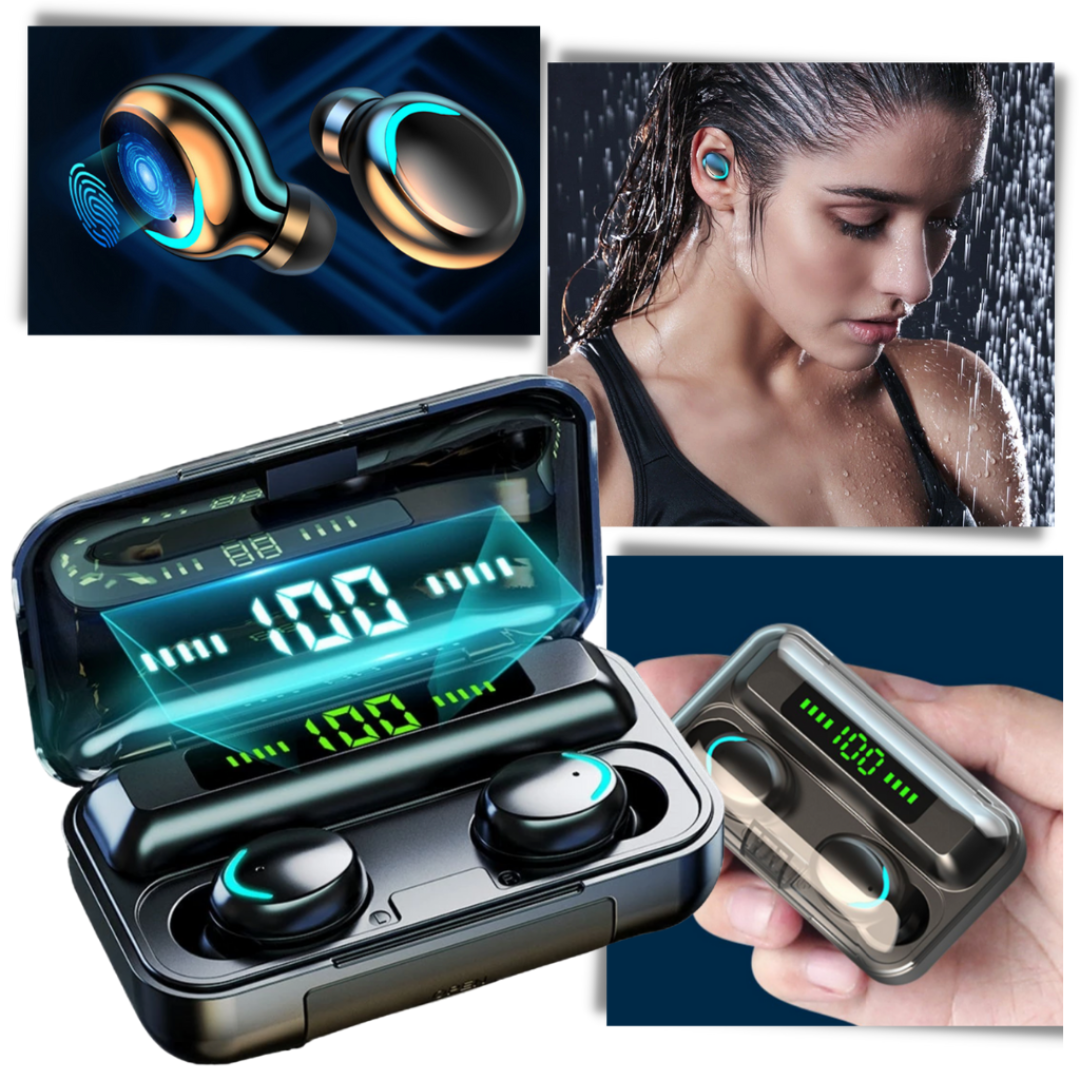 Marcherelle™ – Écouteurs Sans Fil avec Suppression du Bruit, 25h Autonomie