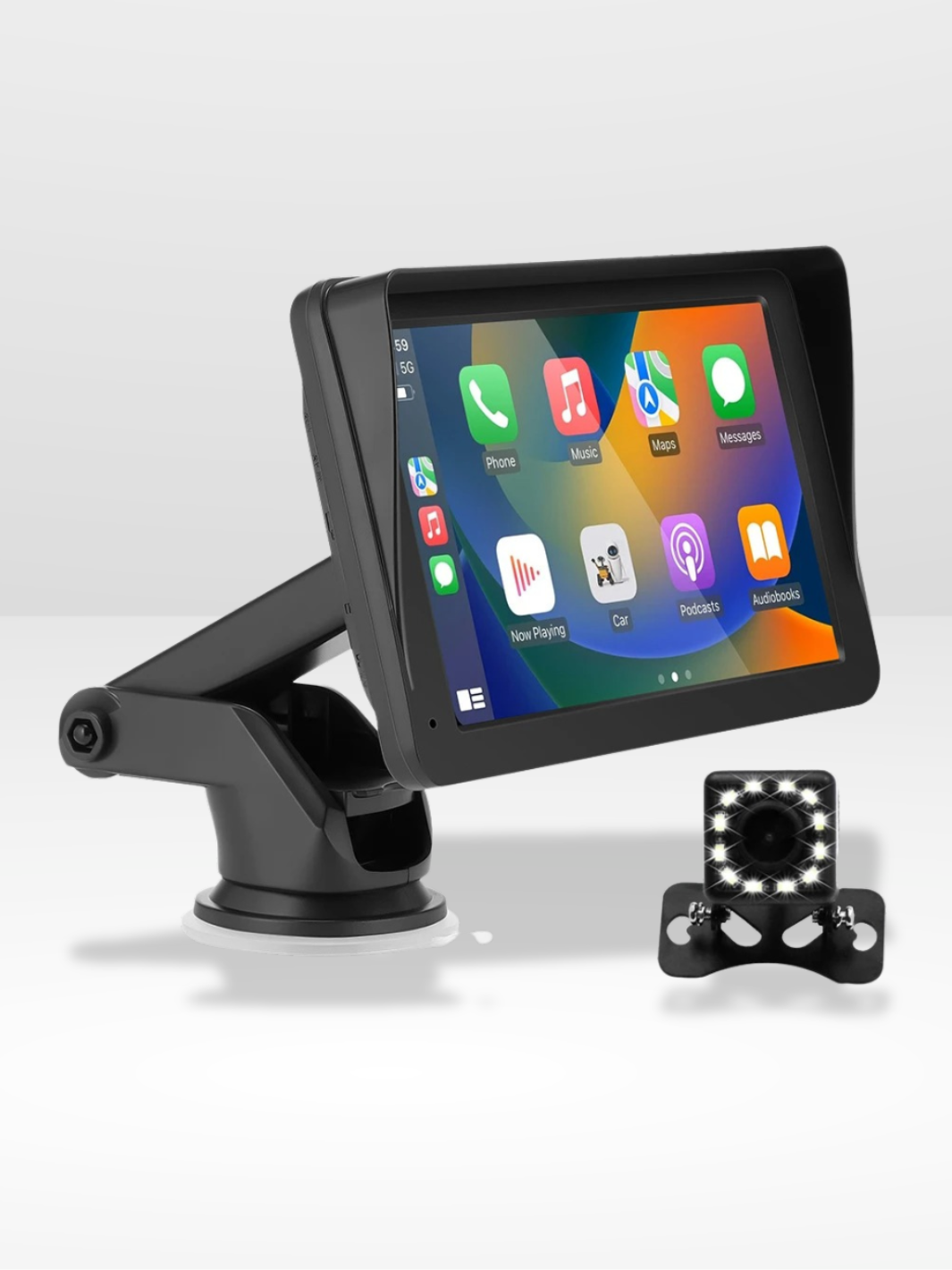 Marcherelle™ – Écran CarPlay Sans Fil 7” avec Caméra de Recul