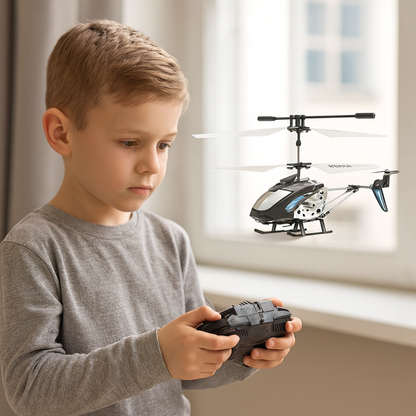 Marcherelle™ – Mini Hélicoptère Télécommandé RC avec Système Gyroscopique