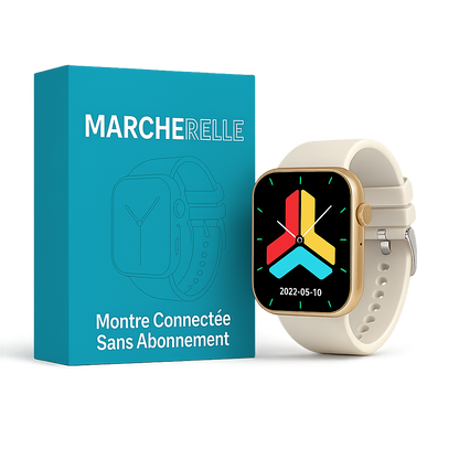 Marcherelle™ – Montre Intelligente Femme Étanche avec Suivi de Santé