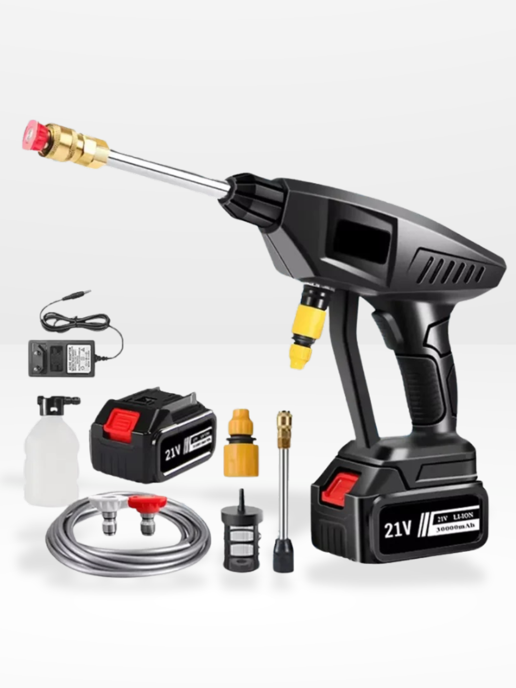 Marcherelle™ – Nettoyeur Haute Pression Portable Sans Fil 60 Bars