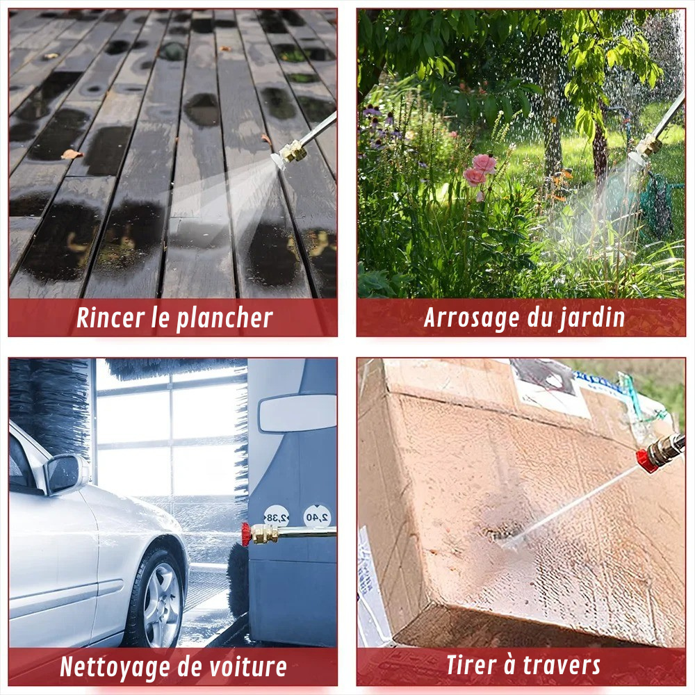 Marcherelle™ – Nettoyeur Haute Pression Portable Sans Fil 60 Bars