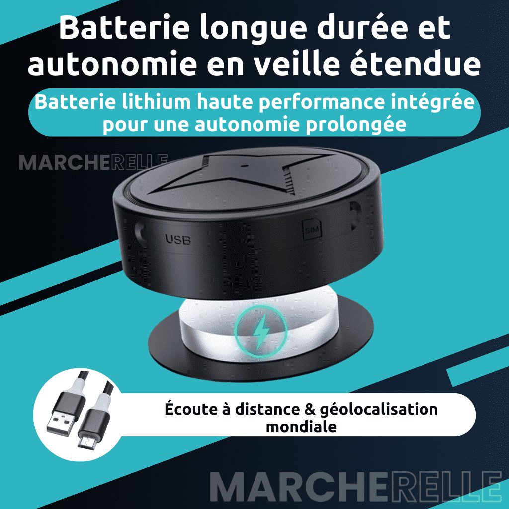 Marcherelle™ – Traceur GPS Moto Sans Abonnement Discret & Fiable