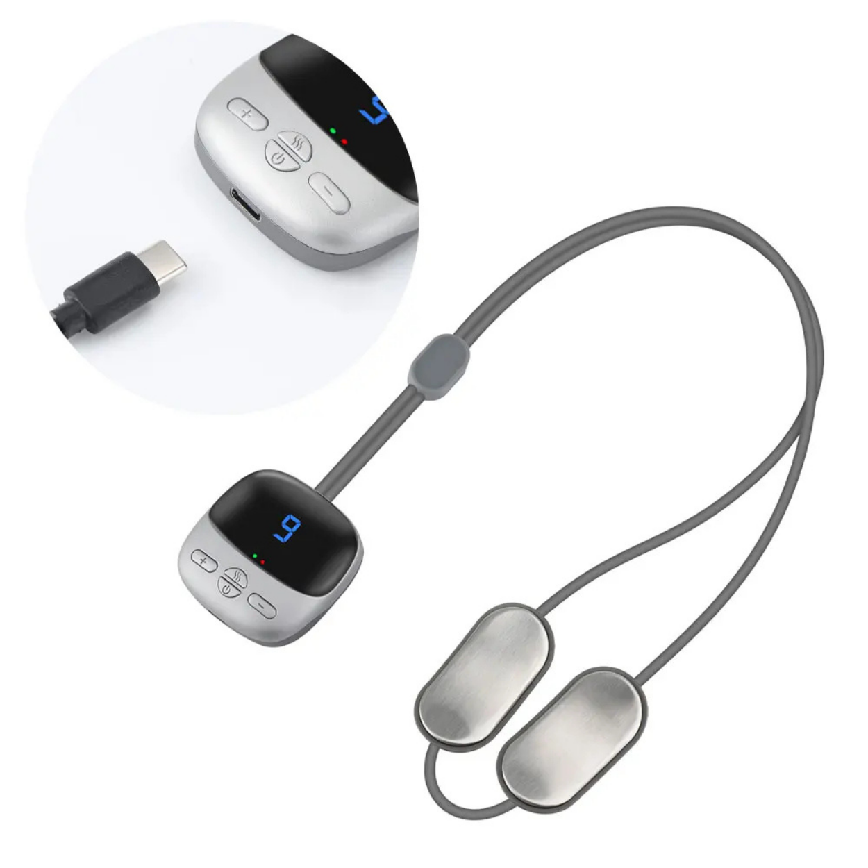 Elektrischer, beheizter und entspannender Nackenmassagegerät