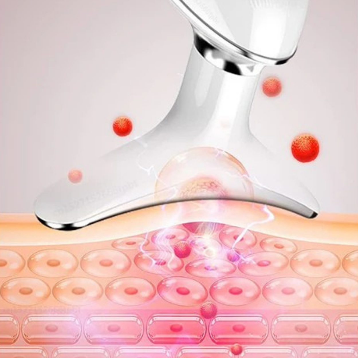 Anti-Falten Gesichts- und Nackenmassagegerät mit Elektromuskelstimulation