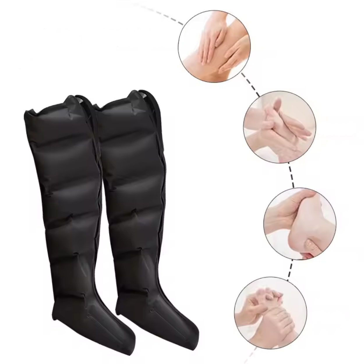 Aufblasbarer Beinmassager zur Entlastung müder Beine