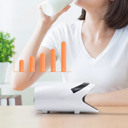 Elektrisches Handmassagegerät mit Wärme und entspannender Massage