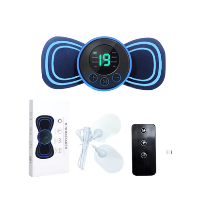 Tragbarer Elektrischer Massager mit Klebepads