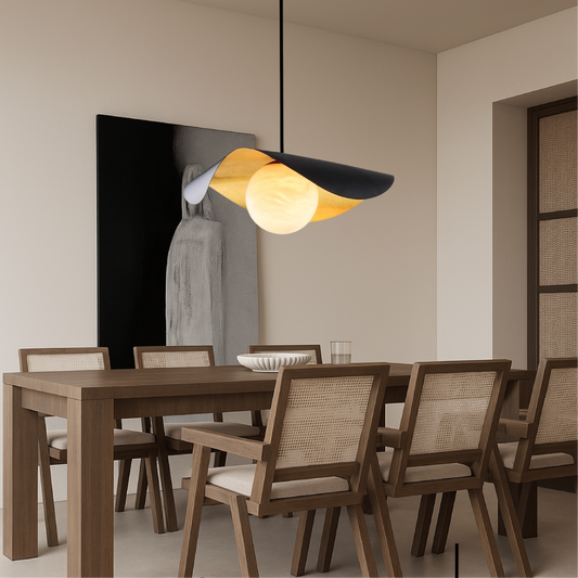 Lampe Suspension Moderne en Marbre Espagnol - Foivo