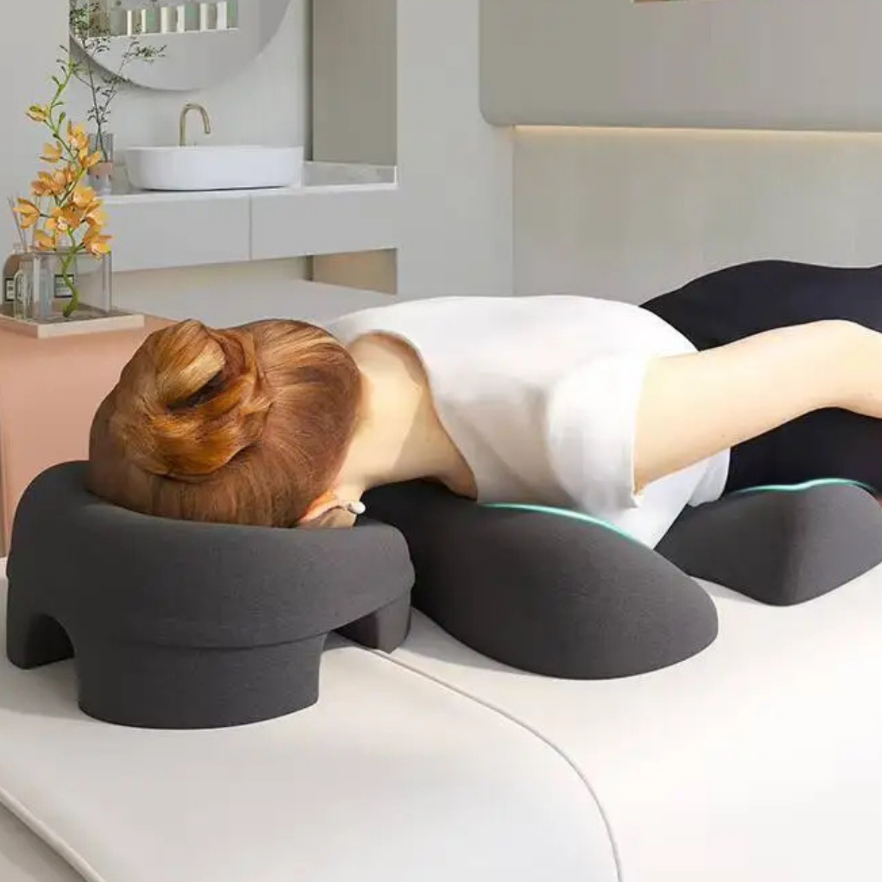 Bequemes Massagekissen für Gesicht, Nacken und Rücken