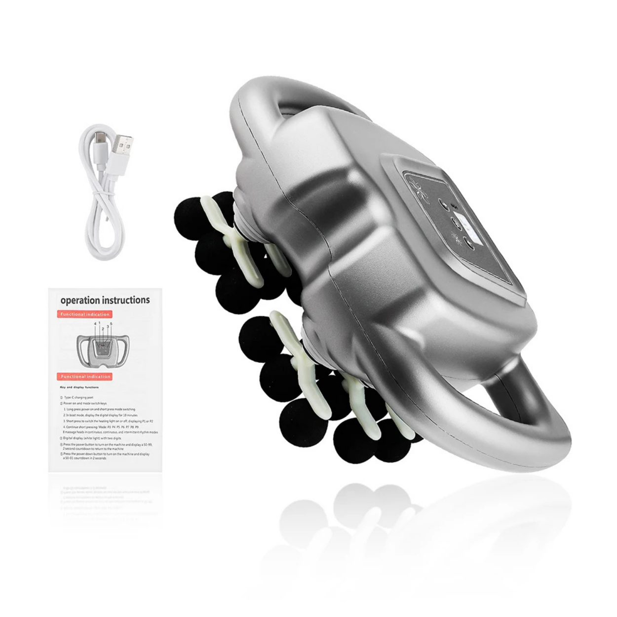 Professionelle Massagepistole mit 24 Rollen