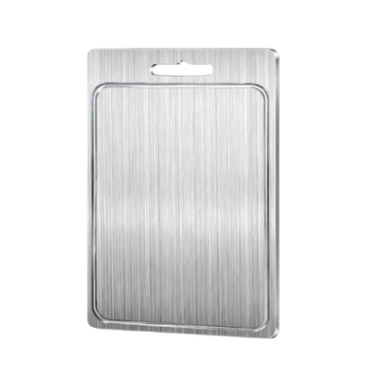 Hygienisches, doppelseitiges Schneidebrett aus Edelstahl für die Küche