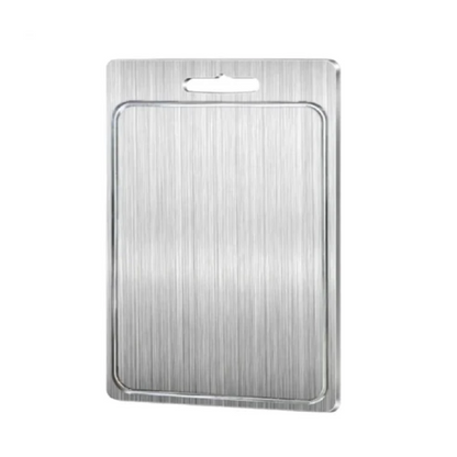 Hygienisches, doppelseitiges Schneidebrett aus Edelstahl für die Küche