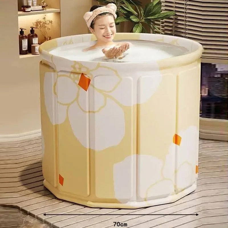 Baignoire Portable pour Adulte - Basse Tempo pour Domicile et Voyage - Foivo