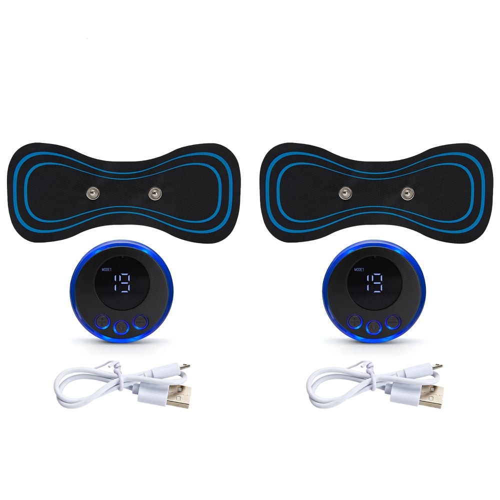 Tragbarer elektrischer Nackenmassierer - Linderer von Nackenverspannungen