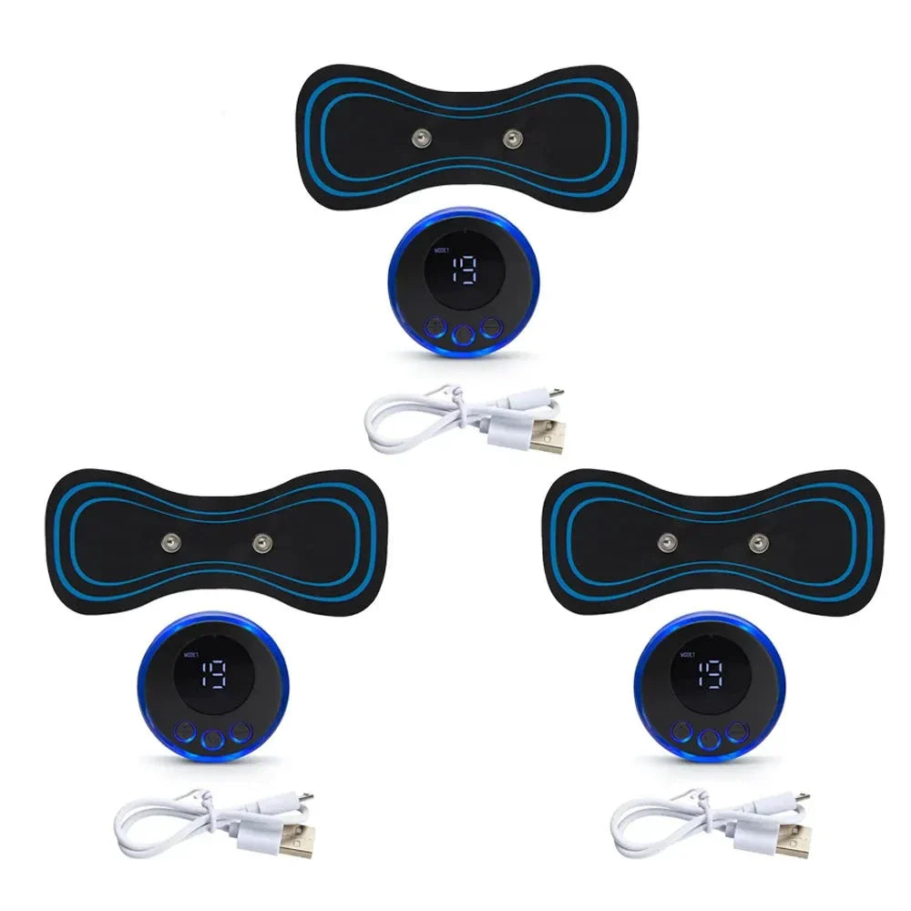 Tragbarer elektrischer Nackenmassierer - Linderer von Nackenverspannungen