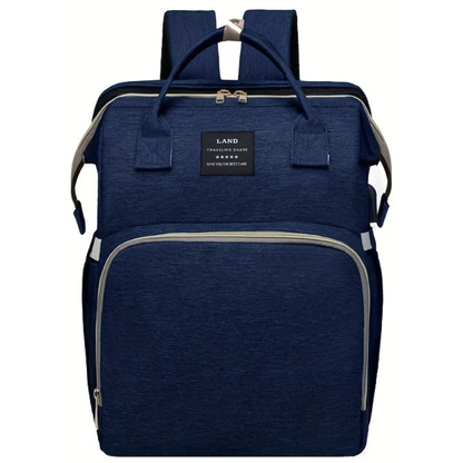 Wickeltasche mit Umbaufunktion, Reisebett und Kinderwagen