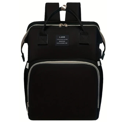 Wickeltasche mit Umbaufunktion, Reisebett und Kinderwagen