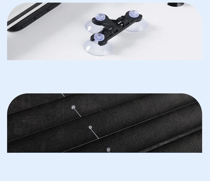 Universeller Autosonnenschutzrollo