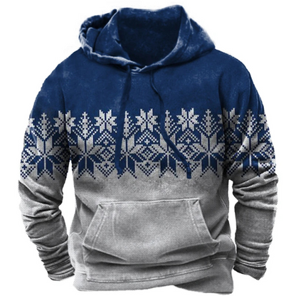 Bunter und bequemer Streetwear-Kapuzenpullover mit Aufdruck