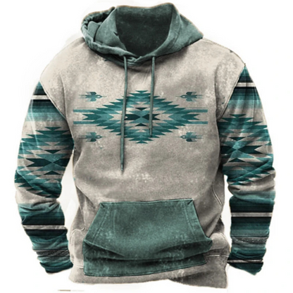 Bunter und bequemer Streetwear-Kapuzenpullover mit Aufdruck
