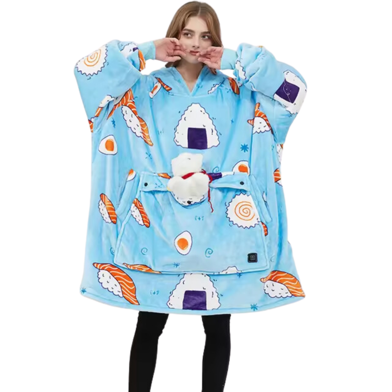 Elektrischer Hoodie mit USB-Heizung