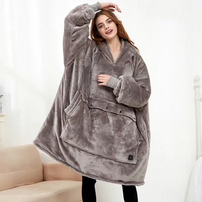 Elektrischer Hoodie mit USB-Heizung