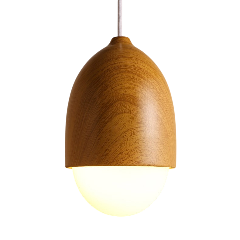 Nordische Chic Holz Hängeleuchte Lumière