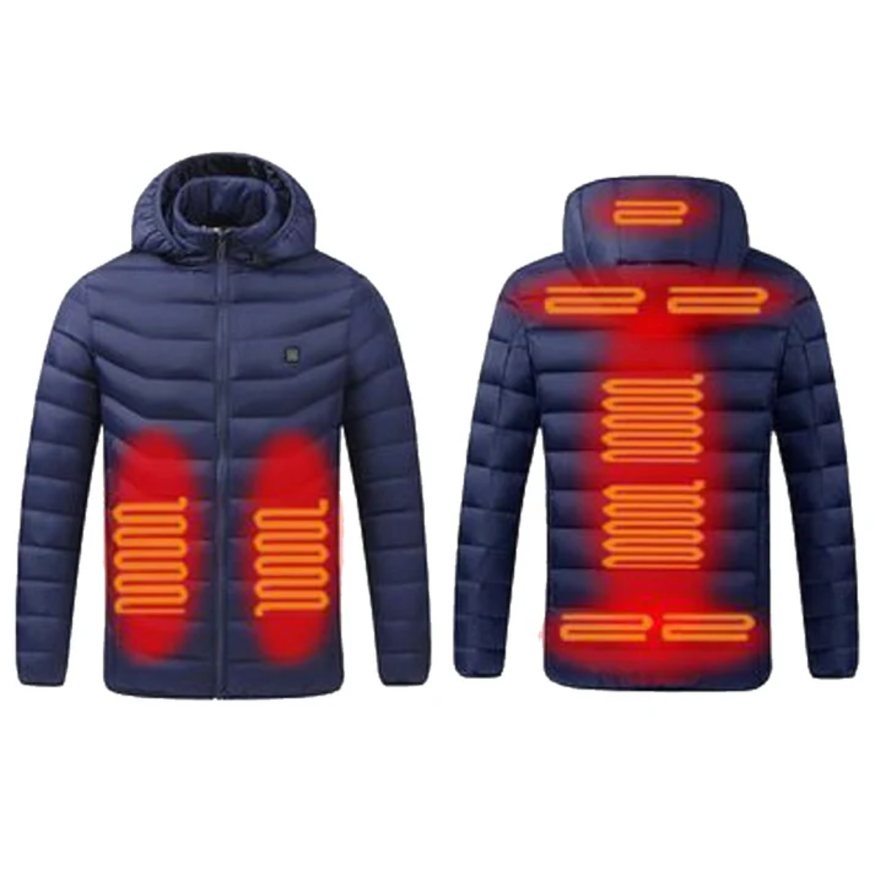 Wendbare elektrische Heizjacke für Damen und Herren