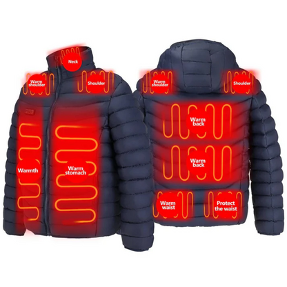 Wendbare elektrische Heizjacke für Damen und Herren