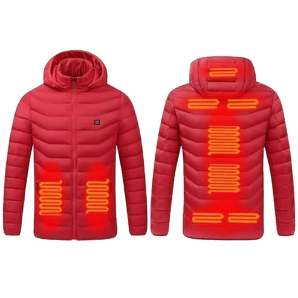 Wendbare elektrische Heizjacke für Damen und Herren