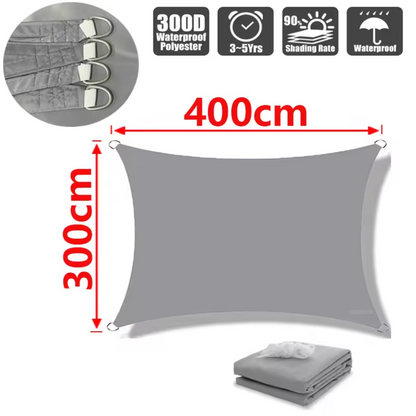 Wasserabweisendes, leichtes Polyester-Sonnensegel