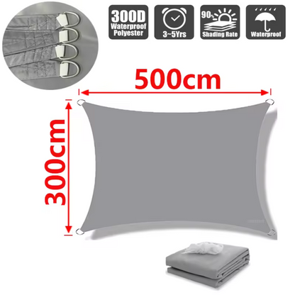 Wasserabweisendes, leichtes Polyester-Sonnensegel