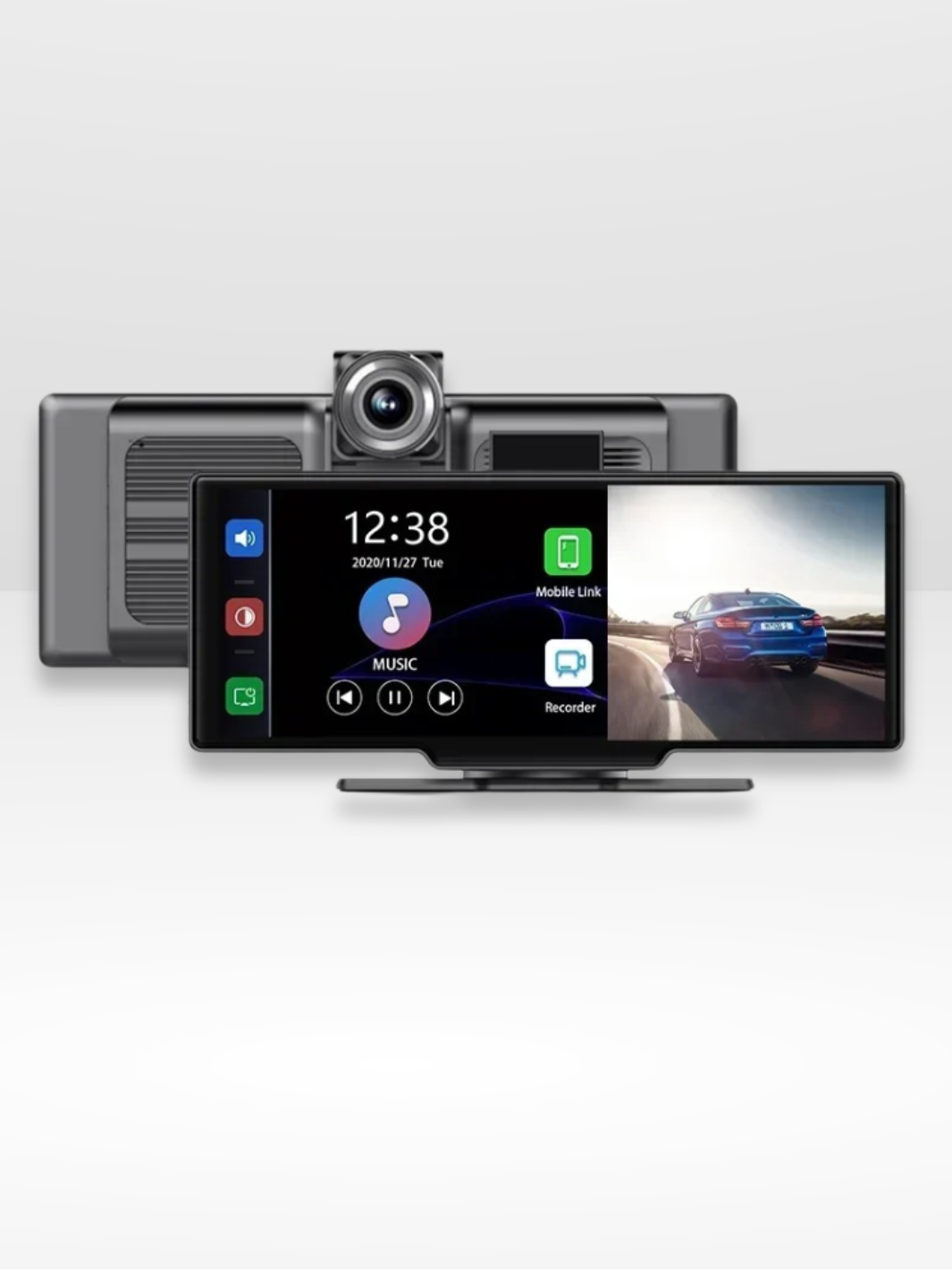 CarPlay-Navigationsbildschirm mit Integrierter Rückfahrkamera