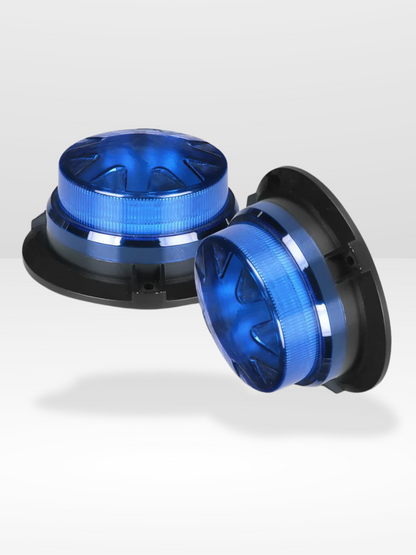 Bunte und animierte LED-Drehlichtlampe