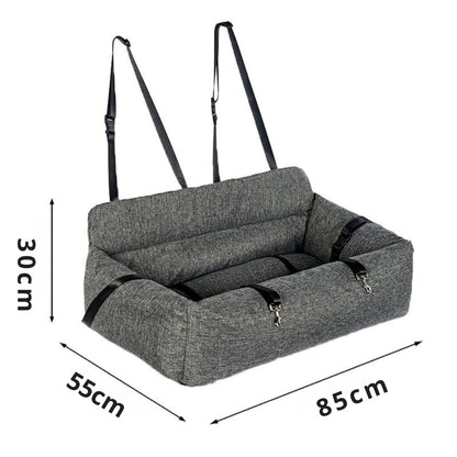 Bequemer und sicherer Autositz für Hunde