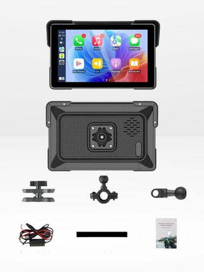 Wasserdichter und Universeller Motorrad-GPS-Bildschirm für CarPlay