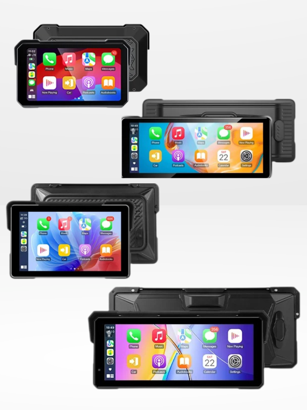 Wasserdichter und Universeller Motorrad-GPS-Bildschirm für CarPlay