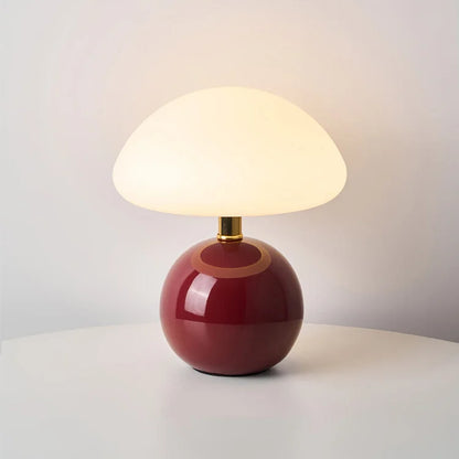 Elegante dekorative Pilzlampe