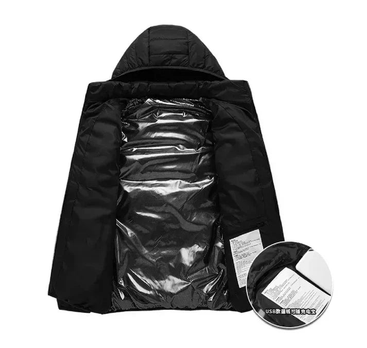 Elektrische Heizjacke mit 21 Heizzonen