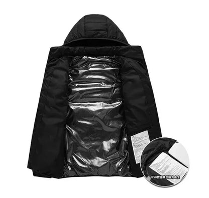 Elektrische Heizjacke mit 21 Heizzonen