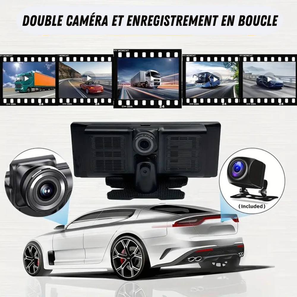 CarPlay-Navigationsbildschirm mit Integrierter Rückfahrkamera