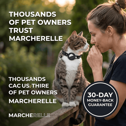 Macherelle™ – GPS-Katzenhalsband ohne Abonnement | Kompatibel mit iOS & Android