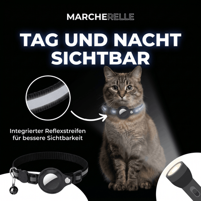Macherelle™ – GPS-Halsband für Katzen Kein Abonnement | Kompatibel mit iOS & Android