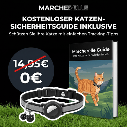 Macherelle™ – GPS-Halsband für Katzen Kein Abonnement | Kompatibel mit iOS & Android
