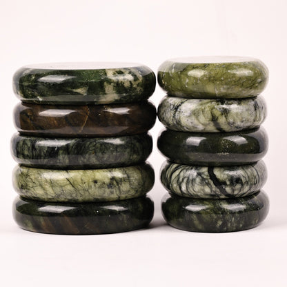 Warme Massage-Steine aus natürlichem Jade