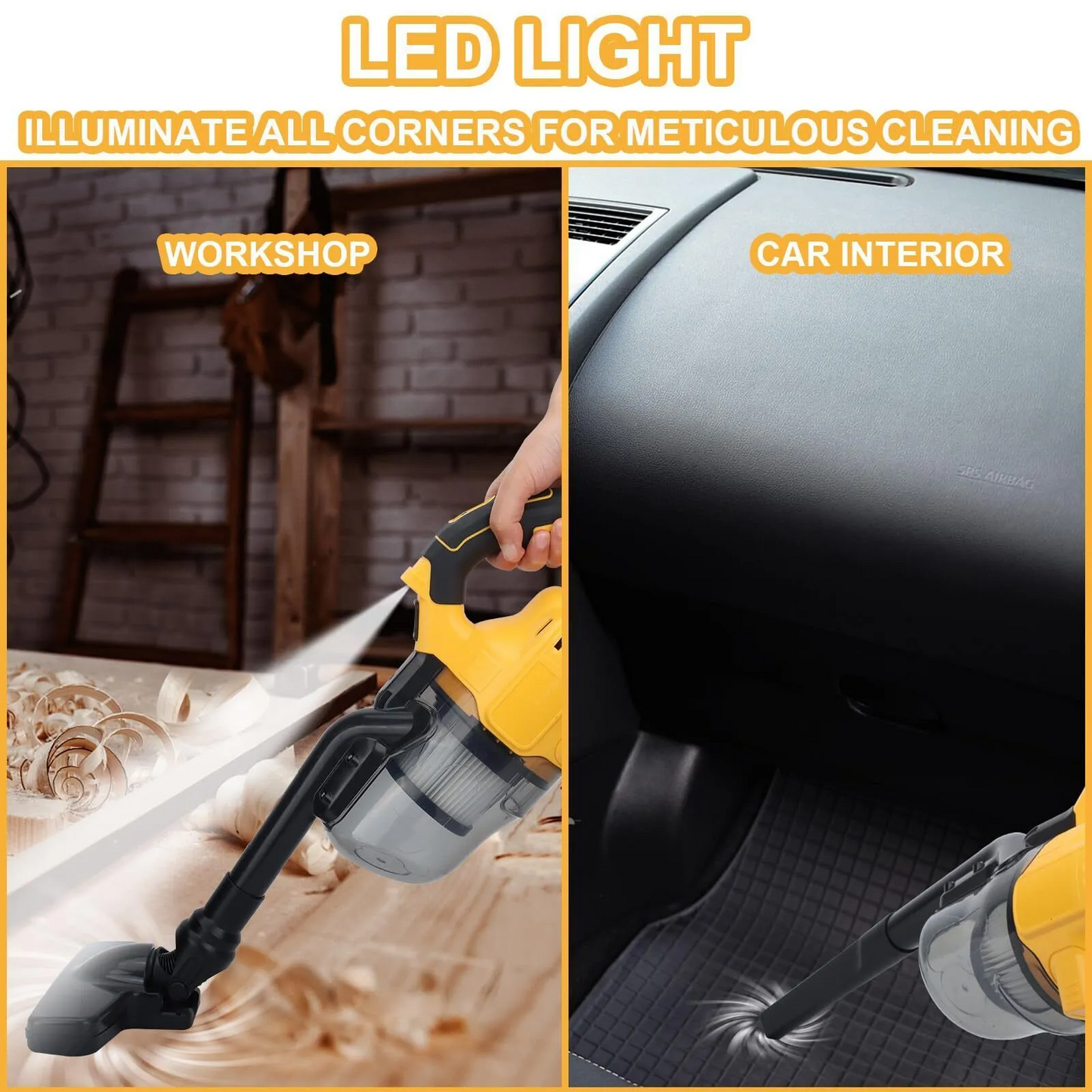 Marcherelle™ – Leistungsstarker Kabelloser Staubsauger für Vielseitige Reinigung