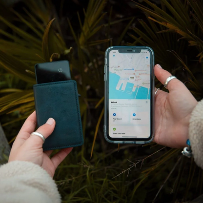 Marcherelle™ – Ultrafeine Brieftaschen-Verfolgungskarte für einfache Ortung