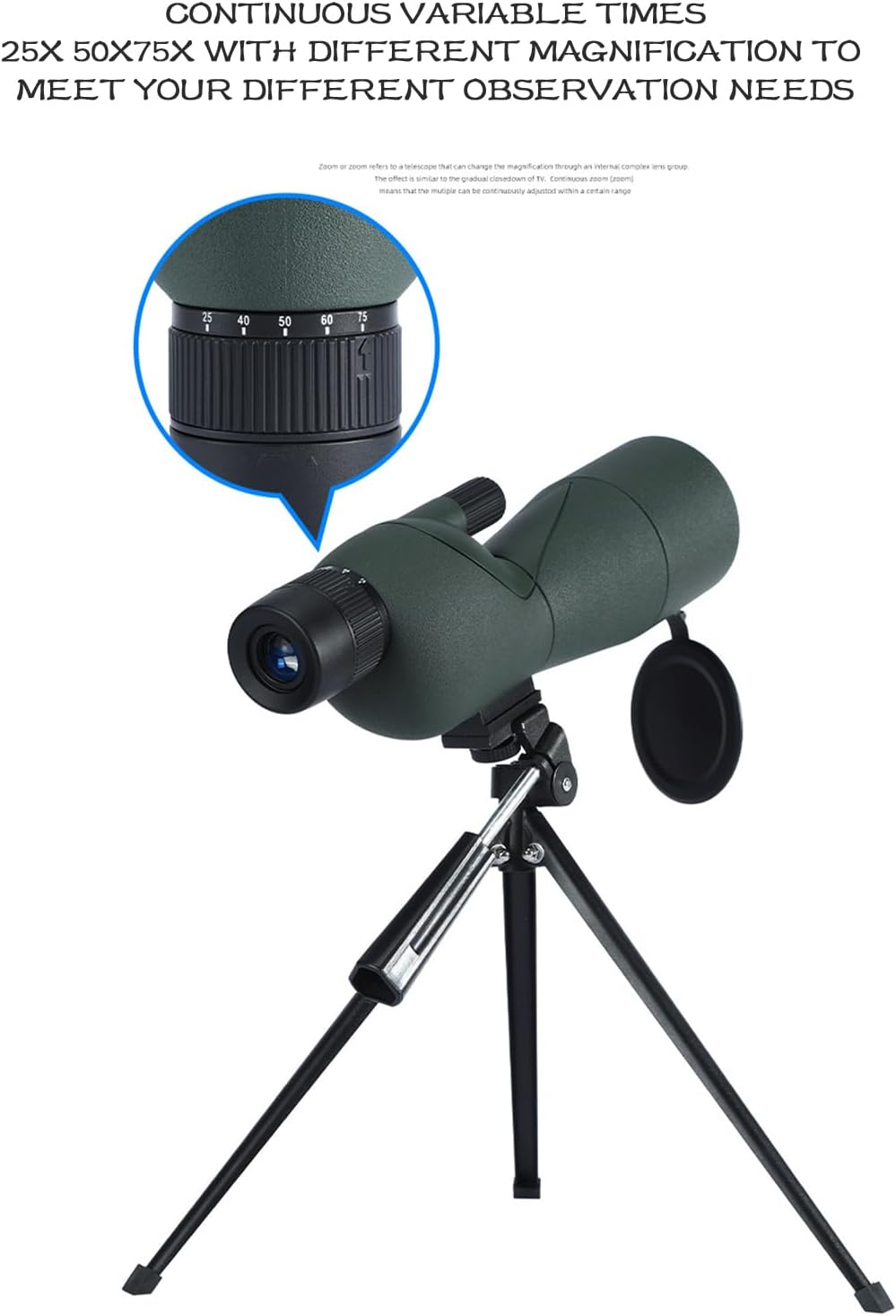 Marcherelle™ – Monokular-Zoom 15–45× für klare Beobachtung