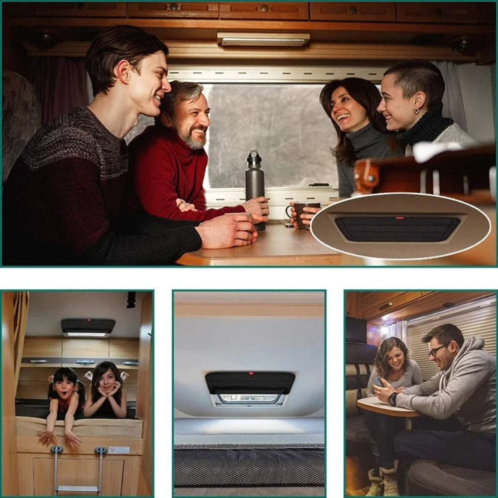 Elegantes und aufrollbares Fensterrollo für Wohnwagen